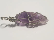 Load image into Gallery viewer, Amethyst Point Wire Pendant In Spyrit Metaphysical
