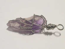 Load image into Gallery viewer, Amethyst Point Wire Pendant In Spyrit Metaphysical
