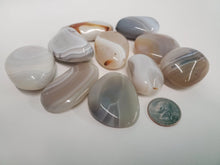 Load image into Gallery viewer, Banded Agate Palm, Small - Stamina, Grounding, Love freeshipping - In Spyrit Metaphysical
