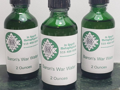 Baron's War Water Mix - Protection In Spyrit Metaphysical