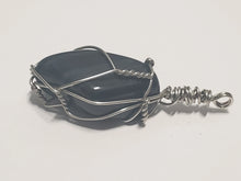 Load image into Gallery viewer, Blue Tiger&#39;s Eye Wire Pendant In Spyrit Metaphysical
