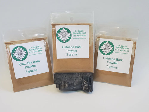 Catuaba Bark Powder,is a natural remedy derived from the bark of trees of the Brazilian rainforest.Metaphysical shop,Wiccan Shop,Herb shop In Spyrit Metaphysical