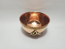 Load image into Gallery viewer, Copper Offering Bowl - Triquetra Copper Offering Bowl - Triquetra - Energy Direction, Healing, Luck In Spyrit Metaphysical
