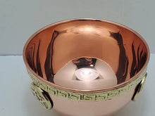 Load image into Gallery viewer, Copper Offering Bowl with Pentacle - Five Elements, Protection, Wiccan Altar Tool In Spyrit Metaphysical
