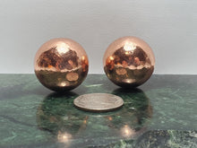 Load image into Gallery viewer, Copper Spheres, 30 mm - Luck, Optimism, Combats Lethargy In Spyrit Metaphysical
