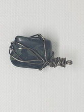 Load image into Gallery viewer, Crocodile Jasper Wire Pendant In Spyrit Metaphysical
