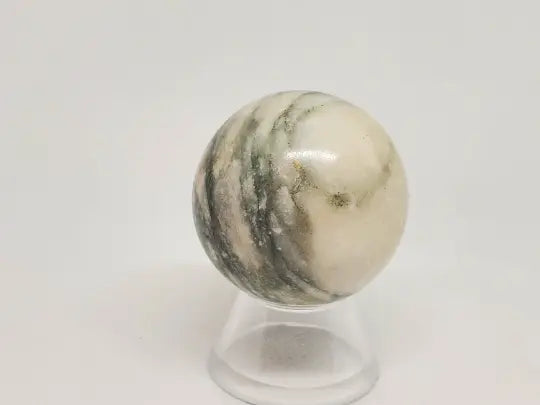 Flamingo Jasper Sphere - Protection, Cleanse Chakras, Tranquility freeshipping - In Spyrit Metaphysical