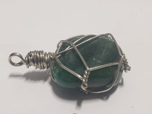 Load image into Gallery viewer, Green Aventurine Wire Pendant In Spyrit Metaphysical
