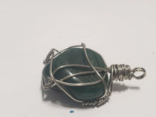 Load image into Gallery viewer, Green Aventurine Wire Pendant In Spyrit Metaphysical
