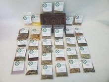 Load image into Gallery viewer, Herb Kit 30 Pack, Triple Moon Wooden Box- Great Starter Witch Kit! In Spyrit Metaphysical

