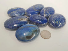 Load image into Gallery viewer, Lapis Lazuli Palm Stone 
