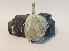 Load image into Gallery viewer, Light Jade Wire Pendant Light Jade Wire Pendant In Spyrit Metaphysical
