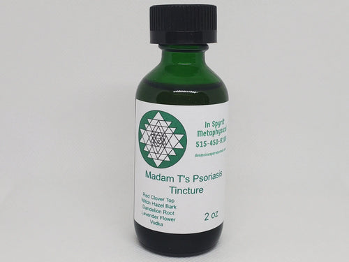 Madam T's Psoriasis Tincture Madam T's Psoriasis Tincture In Spyrit Metaphysical