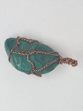 Load image into Gallery viewer, Malachite Wire Pendant In Spyrit Metaphysical
