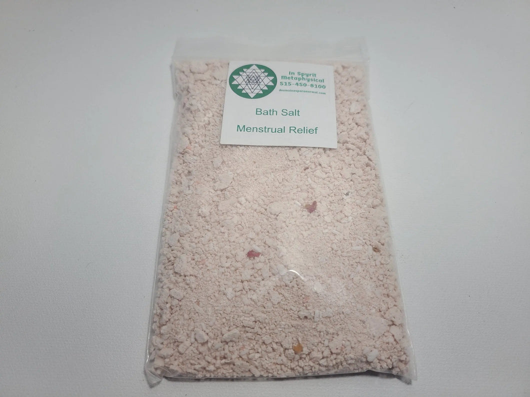 Menstrual Cramp Bath Salt In Spyrit Metaphysical