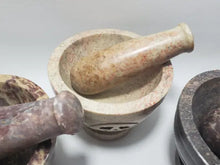 Load image into Gallery viewer, mortar and pestle Mortar and Pestle, Pentacle, Soap Stone - Amplification, Soothing, Calming Energy In Spyrit Metaphysical
