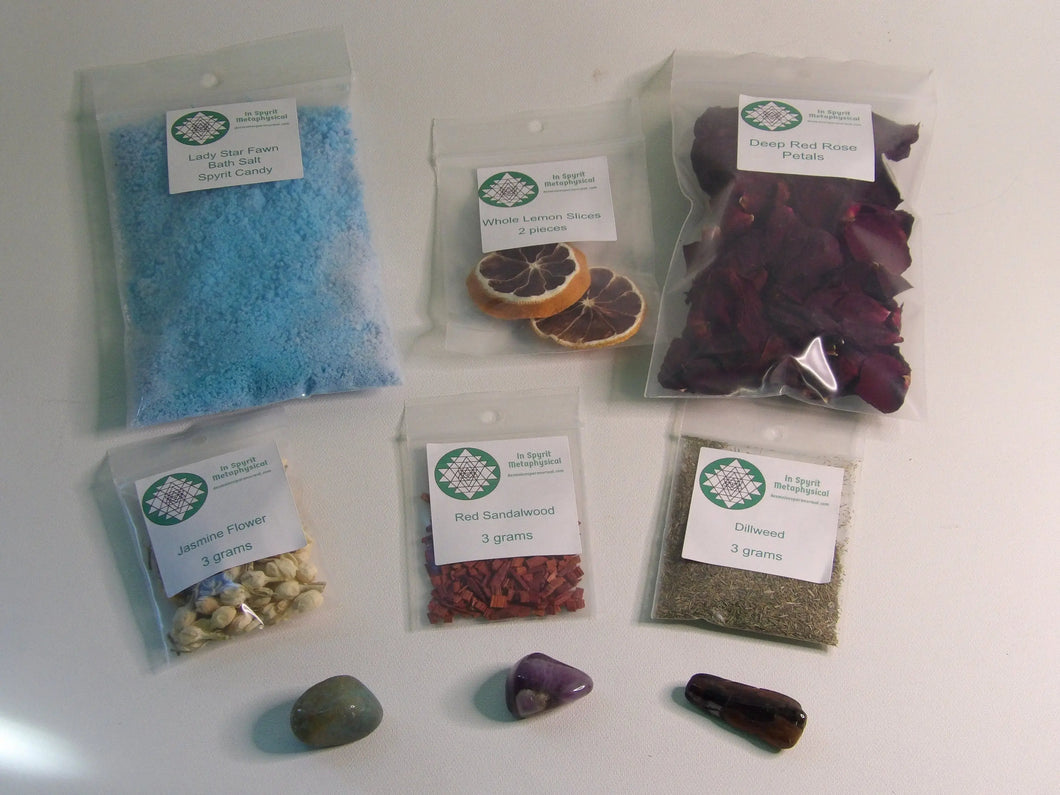 Ostara Bath Salt kit In Spyrit Metaphysical
