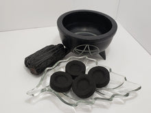 Load image into Gallery viewer, Pentacle Black Stone Burner In Spyrit Metaphysical
