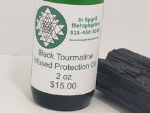 Load image into Gallery viewer, Protection oil Black Tourmaline, Coconut Oil - Protection, Blessing, Cleansing freeshipping - In Spyrit Metaphysical
