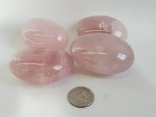 Load image into Gallery viewer, Rose Quartz Palm Stone Rose Quartz Palm Stone In Spyrit Metaphysical
