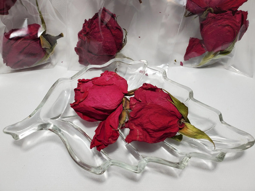 Scarlet Red Rose Buds - Love, Lust In Spyrit Metaphysical