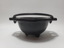 Load image into Gallery viewer, small cast iron cauldron Small Cast Iron Cauldron - Protection, Defensive Magic, Strength, Healing In Spyrit Metaphysical
