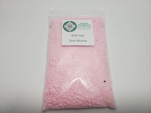 Sore Muscle Bath Salts - Eucalyptus, Peppermint In Spyrit Metaphysical