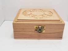 Load image into Gallery viewer, Triple Moon Carved Box - Crystal Storage, Herb Storage, Altar Accessories In Spyrit Metaphysical
