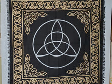 Load image into Gallery viewer, Triquetra Altar Cloth Triquetra Altar Cloth In Spyrit Metaphysical
