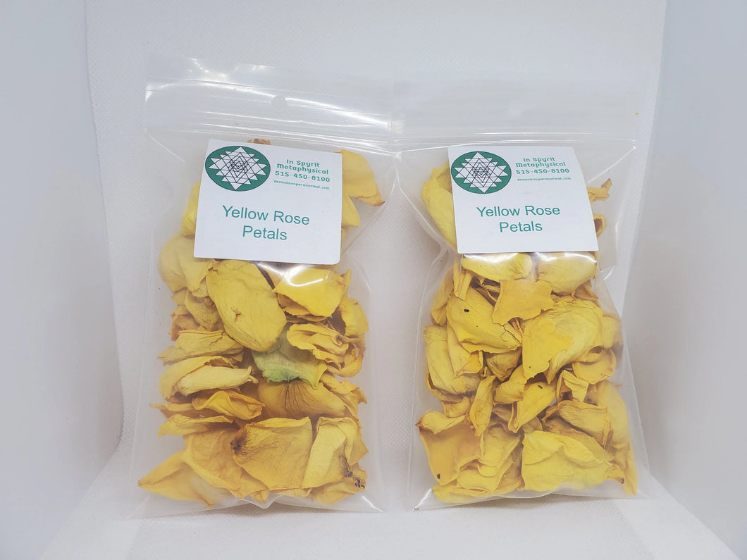 Yellow Rose Buds Dried In Spyrit Metaphysical