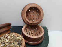 Load image into Gallery viewer, Wooden Herb Grinder In Spyrit Metaphysical
