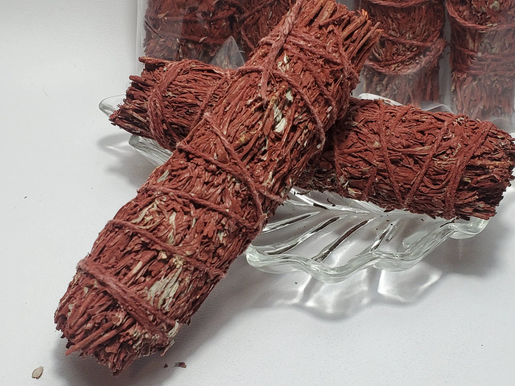 Red Dragons Blood Sage - Grounding, Protection, Removes Negativity In Spyrit Metaphysical