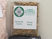 Load image into Gallery viewer, Menstrual Relief Mini Kit - Bath Salt, Herb Mixture, Tumbled Stone In Spyrit Metaphysical
