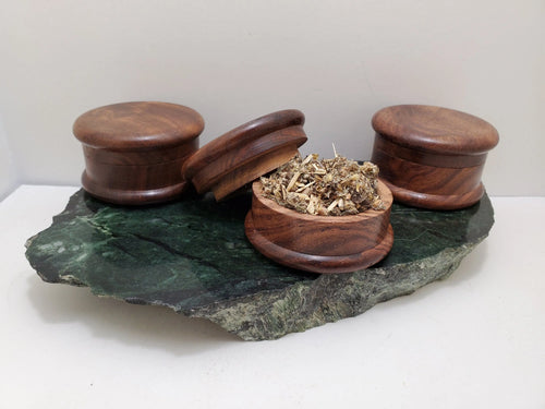 Wooden Herb Grinder In Spyrit Metaphysical