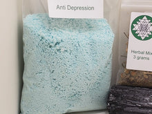 Load image into Gallery viewer, Anti-Depression Mini Kit Bath Salts, Herb Mixture, Tumbled Stone In Spyrit Metaphysical
