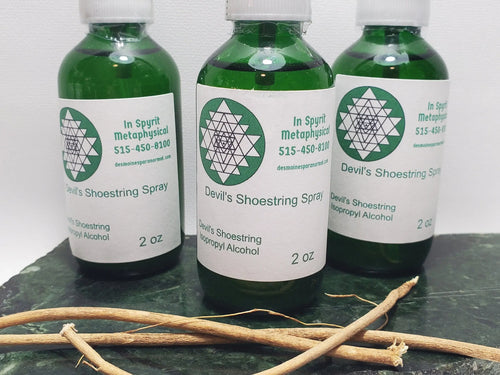 Devils Shoestring Isopropyl Alcohol Infusion Spray - Gambling Luck, Protection, Power, Employment In Spyrit Metaphysical